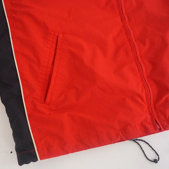 Vtg Dale Earnhardt Jr Red Black Nylon Zip Up Nascar Jacket By Chase Authentics L - Picture 8 of 16